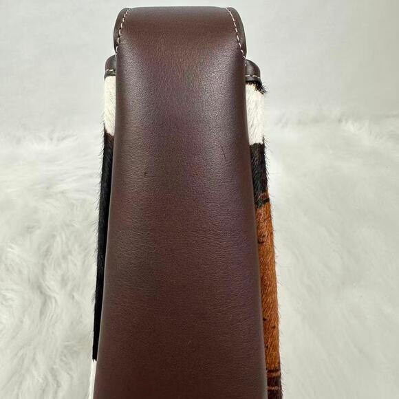 Coach Hadley Convertible Crossbody Bag With Cow Print And Tassel CCC87 New - Picture 6 of 10